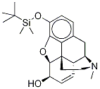 3-(tert-ButyldiMethylsilyl)Morphinone 化学構造式