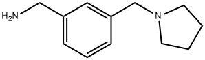 [3-(1-吡咯烷基甲基)苯基]甲胺, 91271-78-2, 结构式