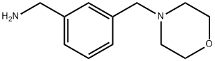 3-MORPHOLIN-4-YLMETHYL-BENZYLAMINE Structure