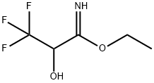 Propanimidic  acid,  3,3,3-trifluoro-2-hydroxy-,  ethyl  ester 化学構造式