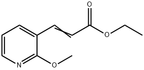 ETHYL 3-(2-METHOXYPYRIDIN-3-YL)ACRYLATE Structure