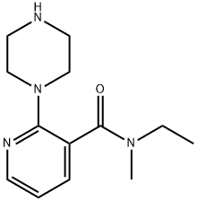 N-乙基-N-甲基-2-哌啶基-1-烟酰胺,912761-62-7,结构式