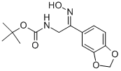 (2-BENZO[1,3]DIOXOL-5-YL-2-HYDROXYIMINO-ETHYL)-CARBAMIC ACID TERT-BUTYL ESTER, 912762-64-2, 结构式
