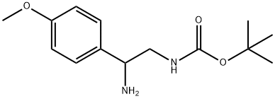 [2-AMINO-2-(4-METHOXY-PHENYL)-ETHYL]-CARBAMIC ACID TERT-BUTYL ESTER HYDROCHLORIDE,912762-82-4,结构式