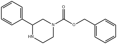 3-PHENYL-PIPERAZINE-1-CARBOXYLIC ACID BENZYL ESTER Structure