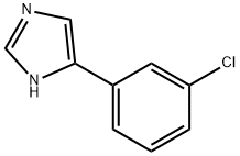 4-(3-氯苯基)-1氢-咪唑, 912763-45-2, 结构式