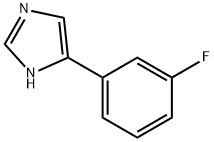 1H-Imidazole,  5-(3-fluorophenyl)- Structure