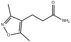 3-(3,5-diMethylisoxazol-4-yl)propanaMide Structure