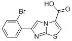 6-(2-BROMO-PHENYL)-IMIDAZO[2,1-B]THIAZOLE-3-CARBOXYLIC ACID Structure