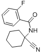 N-(1-CYANO-CYCLOHEXYL)-2-FLUORO-BENZAMIDE,912771-10-9,结构式