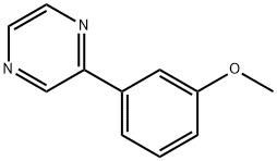 2-(3-METHOXY-PHENYL)-PYRAZINE,912771-38-1,结构式