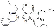 91285-09-5 Pyrimido[2,1-f]purine-2,4,8(1H,3H,9H)-trione,  1,3-dibutyl-6-hydroxy-9-(phenylmethyl)-7-propyl-