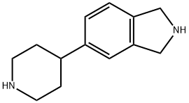 6-(PIPERIDIN-4-YL)INDOLINE 结构式