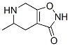 Isoxazolo[5,4-c]pyridin-3(2H)-one, 4,5,6,7-tetrahydro-5-methyl- (9CI),91305-31-6,结构式