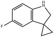 5'-フルオロスピロ[シクロプロパン-1,3'-インドリン] 化学構造式