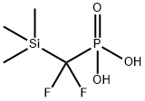 (Difluoro-trimethylsilanyl-methyl)-phosphonic acid Struktur