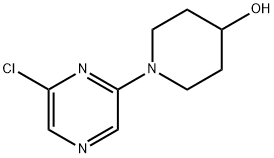 1-(6-chloropyrazin-2-yl)piperidin-4-ol,913282-90-3,结构式