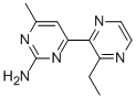 4-(3-ETHYLPYRAZIN-2-YL)-6-METHYL-PYRIMIDIN-2-AMINE 化学構造式