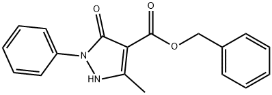 benzyl 5-methyl-3-oxo-2-phenyl-2,3-dihydro-1H-pyrazole-4-carboxylate Struktur