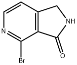 4-溴-1,2-二氢-3H-吡咯并[3,4-C]吡啶-3-酮,913393-94-9,结构式