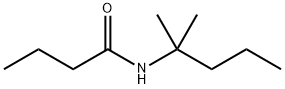 Butyramide,  N-(1,1-dimethylbutyl)-  (7CI),91342-51-7,结构式