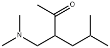 3-[(二甲基氨基)甲基]-5-甲基-2-己酮, 91342-74-4, 结构式
