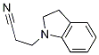 2,3-dihydro-1H-Indole-1-propanenitrile Structure