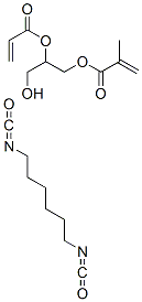 glycerin methacrylate-acrylate/hexamethylene diisocyanate 化学構造式