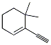 Cyclohexene, 1-ethynyl-6,6-dimethyl- (9CI) Structure