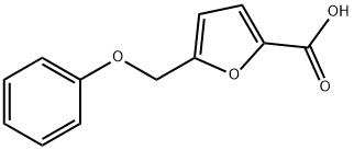 5-苯氧基甲基-呋喃-2-羧酸, 91368-74-0, 结构式