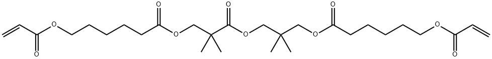 羟基特戊酰羟基新戊酸二[6-(丙烯酰氧)己酸], 91381-58-7, 结构式