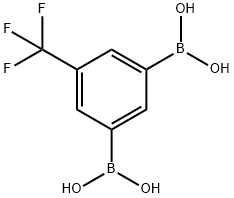 5-(TRIFLUOROMETHYL)BENZENE-1,3-DIBORONIC ACID 98 Struktur