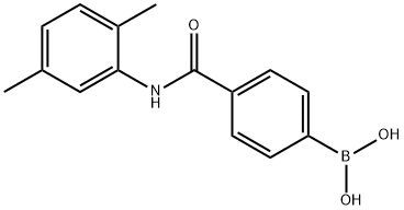 4-(2,5-DIMETHYLPHENYLCARBAMOYL)PHENYLBORONIC ACID Struktur