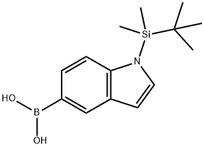 1-TBDMS-吲哚-5-硼酸, 913835-68-4, 结构式