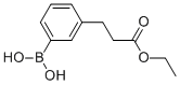 3-(2-ETHOXYCARBONYLETHYL)BENZENEBORONIC ACID 97 Struktur