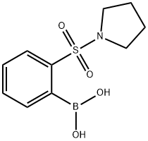 2-(PYRROLIDIN-1-YLSULPHONYL)BENZENEBORONIC ACID 97 Structure