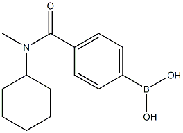 4-(CYCLOHEXYL(METHYL)CARBAMOYL)PHENYLBORONIC ACID|N-环己基-N-甲基-4-硼苯甲酰胺