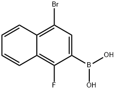 4-BROMO-1-FLUORO-2-NAPHTHALENEBORONIC ACID