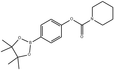 4-(4,4,5,5-TETRAMETHYL-1,3,2-DIOXABOROLAN-2-YL)PHENYL PIPERIDINE-1-CARBOXYLATE Struktur
