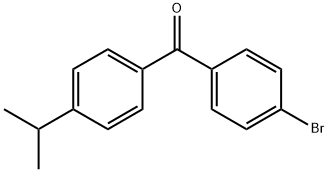 4-ブロモ-4'-イソプロピルベンゾフェノン 化学構造式