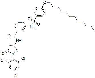 91419-09-9 N-[4,5-二氢-5-氧代-1-(2,4,6-三氯苯基)-1H-吡唑-3-基]-3-[4-十二烷氧苯基磺酰氨基]苯甲酰胺