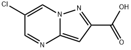 6-CHLOROPYRAZOLO[1,5-A]PYRIMIDINE-2-CARBOXYLIC ACID 化学構造式