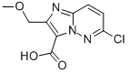 2-METHOXYMETHYL-5-CHLORO-IMIDAZO[1,2-B]PYRIDAZINE 3-CARBOXYLIC ACID Struktur