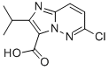 2-ISOPROPYL-5-CHLORO-IMIDAZO[1,2-B]PYRIDAZINE 3-CARBOXYLIC ACID 结构式