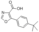 5-(4-TERT-BUTYLPHENYL)-OXAZOLE-4-CARBOXYLIC ACID Struktur