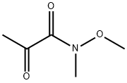 N-methoxy-N-methyl-2-oxopropanamide 化学構造式