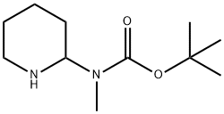 . 2-[METHYL(TERT-BUTOXYCARBONYL)AMINO]-PIPERIDINE Struktur
