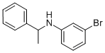 BENZENEMETHANAMINE, N-(3-BROMOPHENYL)-A-METHYL-, (-)- Struktur