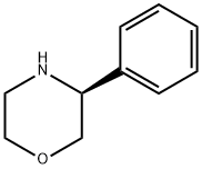 (S)-3-苯基吗啉 结构式