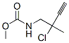 Carbamic  acid,  (2-chloro-2-methyl-3-butynyl)-,  methyl  ester  (9CI) 化学構造式